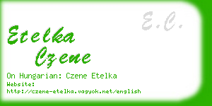 etelka czene business card